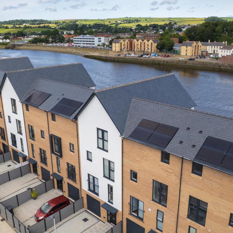 Ariel View of Taw Wharf Barnstaple