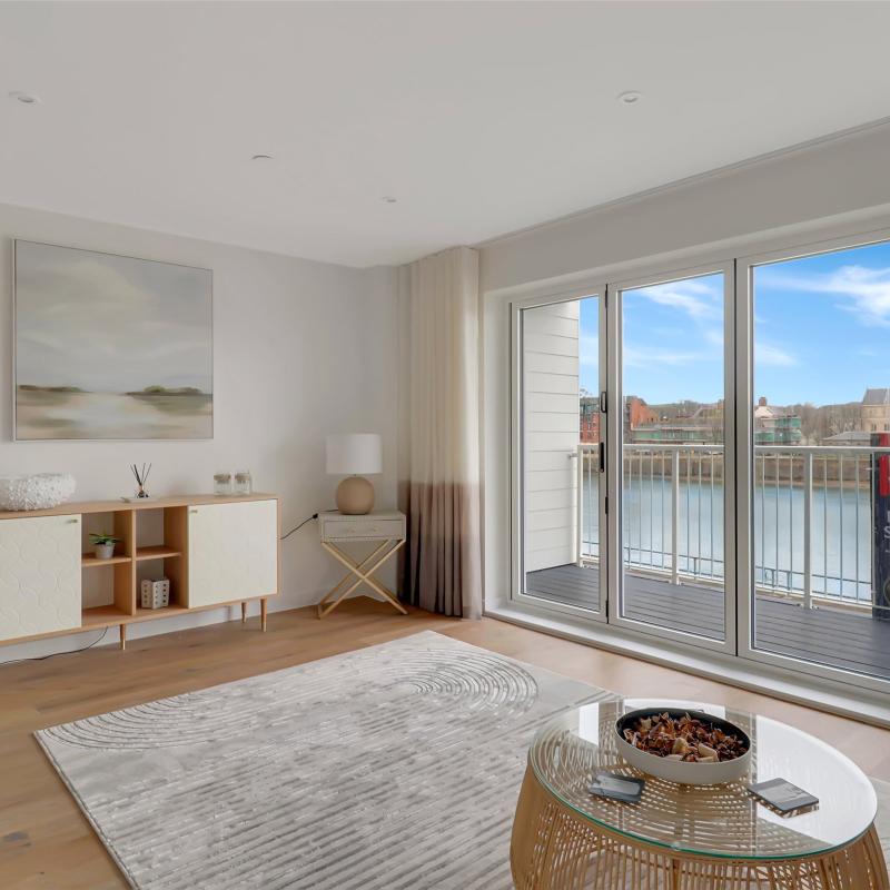 Interior of plot 152 at Taw Wharf in Barnstaple